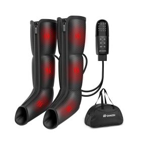 Leg Compression Massager with Heat for Circulation, Edema Relief for Legs/Feet