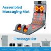 Full Body Electric Massage Mat Heating Vibration Massage Pad Cushion Back Massage Mattress Chair Pad with Neck massage Foot massage Head Pillow Inflat