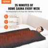 VEVOR Sauna Blanket for Detoxification, Portable Far Infrared Sauna for Home Relaxation, 1-6 Level Adjustable Temprature Rannge 95-185°F
