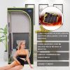Portable Plus Type Full Size Far Infrared Sauna tent. Spa;  Detox ; Therapy and Relaxation at home.Larger Space; Stainless Steel Pipes Connector Easy