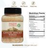 Pride of India – 7 oz Ginger Minced Whole – Gourmet Spice – Rich in Antioxidant – Potent Flavor - Great for Adding Flavor to Stir Fries & Sauces – Eas