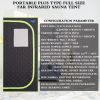 Portable Plus Type Full Size Far Infrared Sauna tent. Spa;  Detox ; Therapy and Relaxation at home.Larger Space; Stainless Steel Pipes Connector Easy