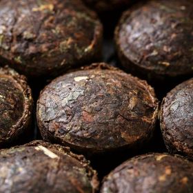 50g Yunnan Matured Pu'er Mini Pellet, Xinyi Glutinous Rice Aroma Ripe Pu'er (Option: 50Grams)