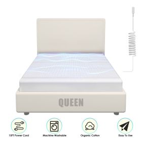 Queen/King Size Options Grounding Sheet 95% Organic Cotton 5% Silver Fiber Fitted Grounded Sheet With 15FT Grounding Cord For Improve Sleep Therapy We (size: 1Pc Queen Size)