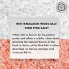 Himalayan White Salt by Pride Of India - 2.2Lbs - Rarest & Enriched W/84+ Natural Minerals- Low Sodium- Mineral Rich Nutrition and Enhanced Taste- Hea